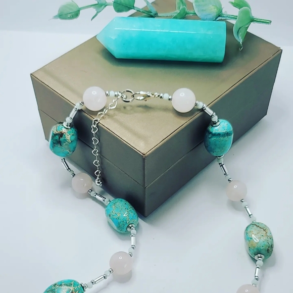 Imperial Jasper necklace - Picture 3 of 4